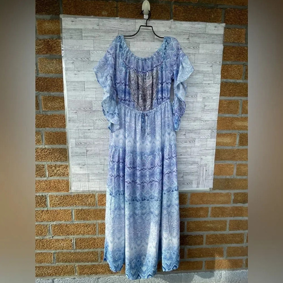 GEMS BY LORRAINE MAXI EMBELLISHED DRESS SIZE 8 - Picture 1 of 17